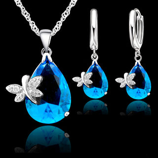 Water Drop Crystal  Jewelry