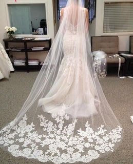 Wedding Veil Lace Edge