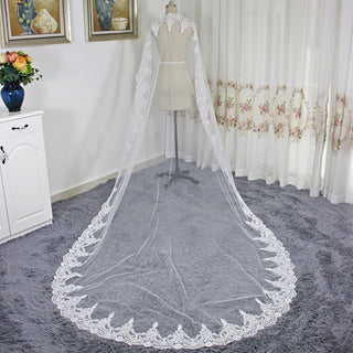 Lace Edge Bridal Head Veil
