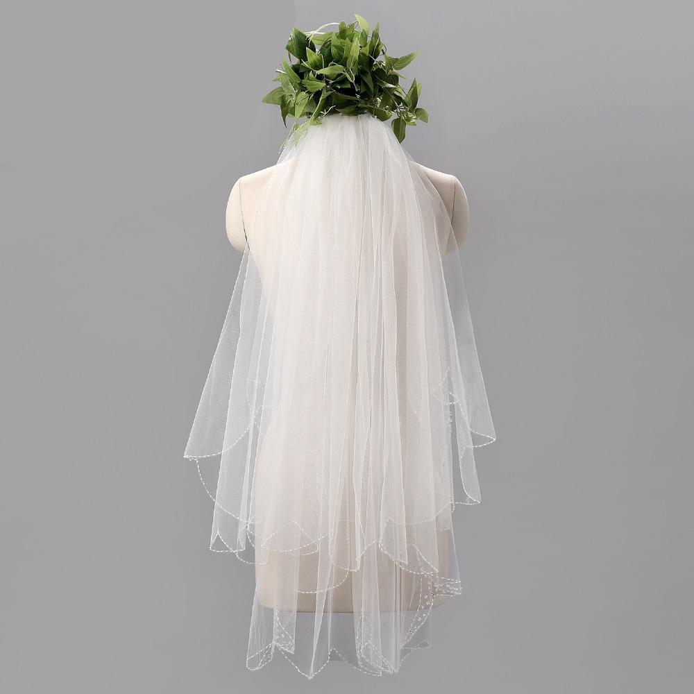 Short Tulle Wedding Veil