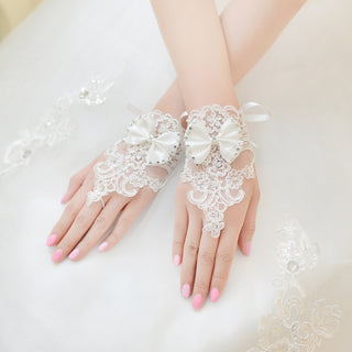 Beaded Slim Bridal Glove