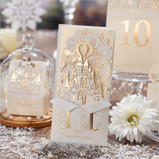 Elegant Laser Cut Wedding Invitations
